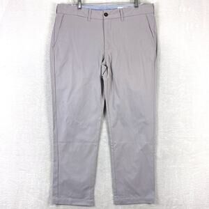 Peter Manning Pants Mens 36x29 Gray Chino Preppy New York Summer Classic USA